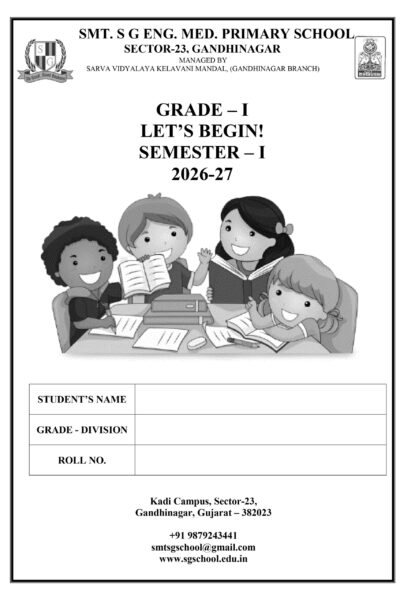 GRADE-1 Front Page Sem-1 2026-27